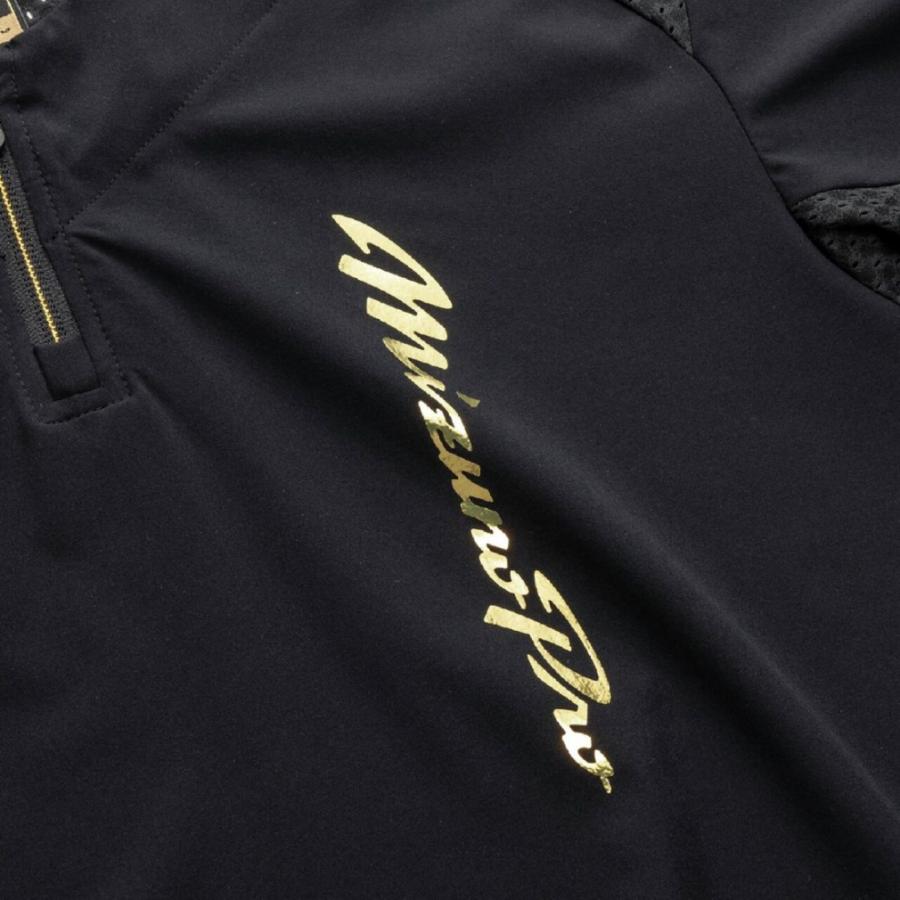ミズノプロ mizuno proウインドブレーカー　O （XL）サイズ 黒×金 Mizuno Pro ウィンドブレーカー / ミズノプロ ウインドブレーカー 上下