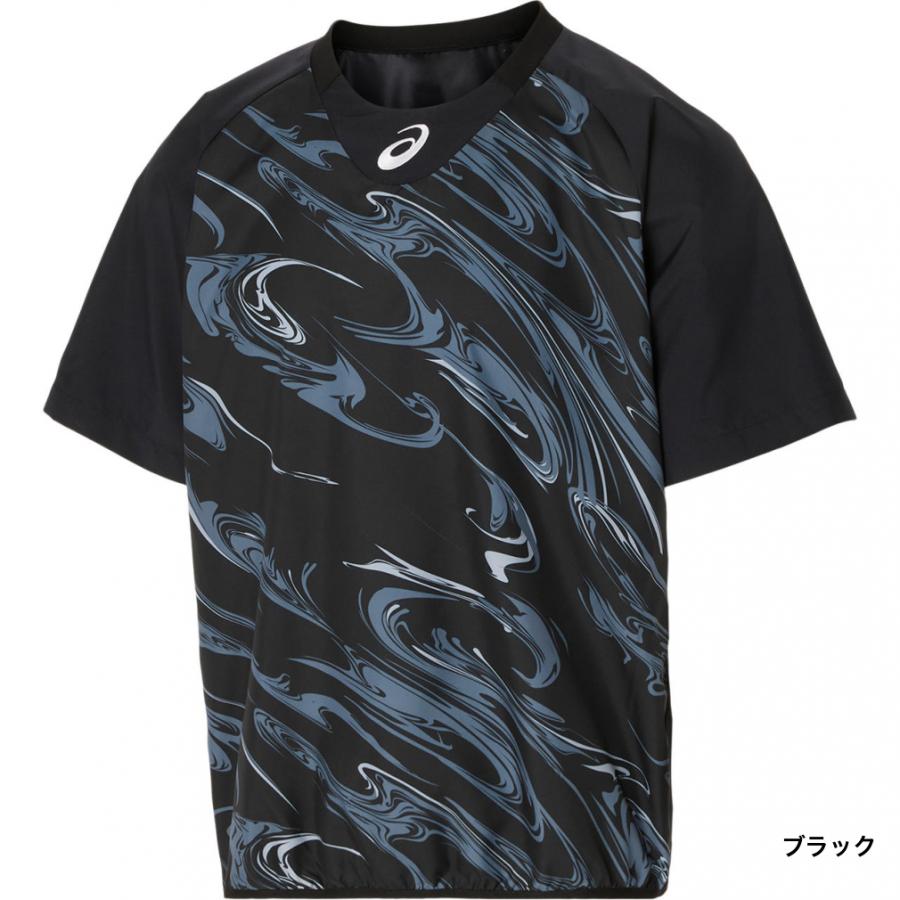 23区SPORT　メンズ　Vネック ジャンパー　ベスト　2way　ブラック　M ASICS（アシックス） メンズ 野球 半袖ウインドブレーカー V JUMPER HS