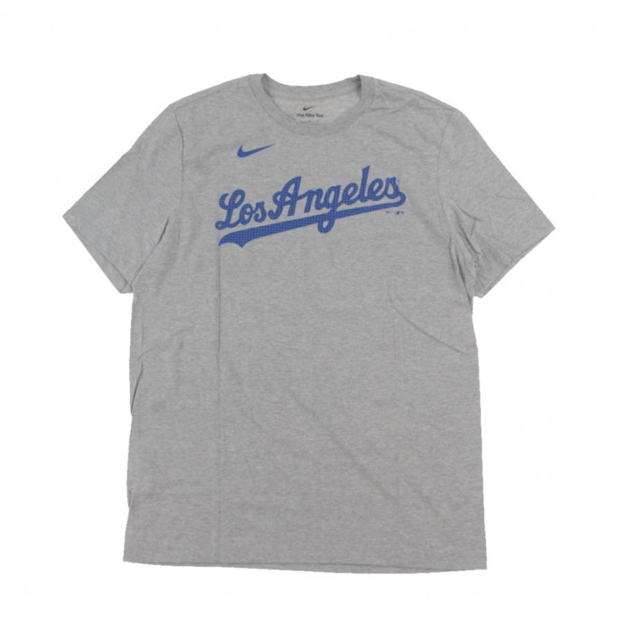 ナイキ メンズ 野球 ウェア MLB 山本由伸 ネームアンドナンバー TEE Tシャツ 06GLD901J ロサンゼルス・ドジャース : グレー NIKE