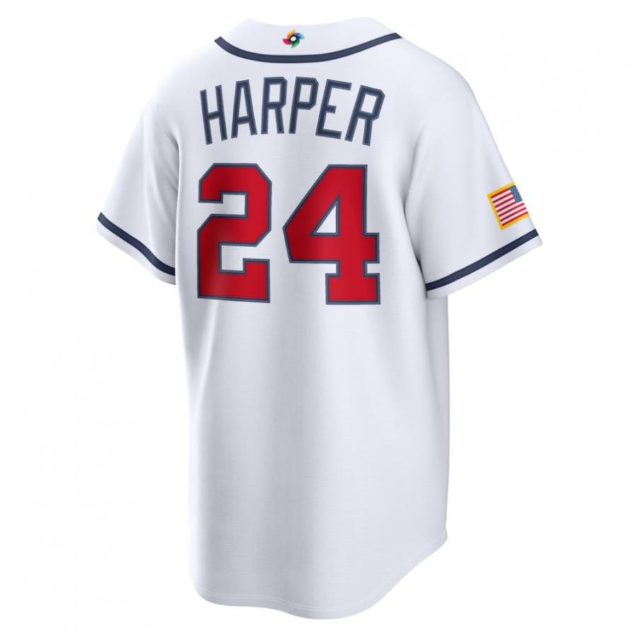 アメリカ　実使用ユニフォーム ブライスハーパー　Bryce Harper WBC NIKE（ナイキ） メンズ 野球 ブライス・ハーパー USA アメリカ