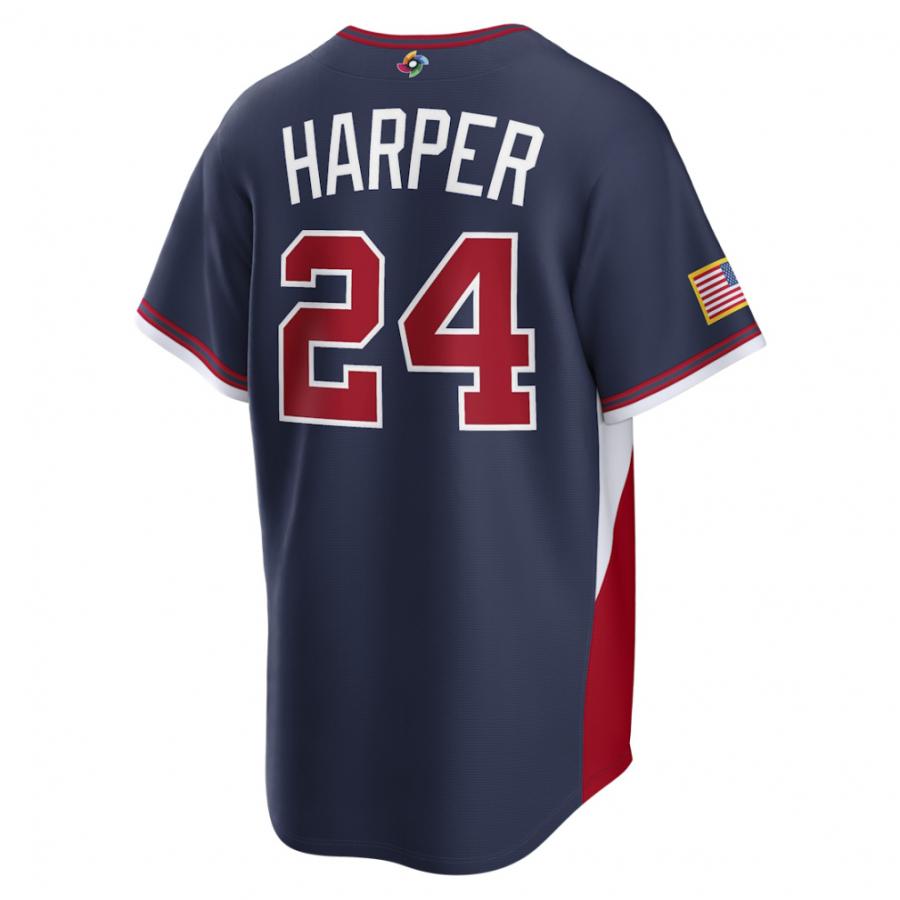 アメリカ　実使用ユニフォーム ブライスハーパー　Bryce Harper WBC NIKE（ナイキ） メンズ 野球 ブライス・ハーパー USA アメリカ
