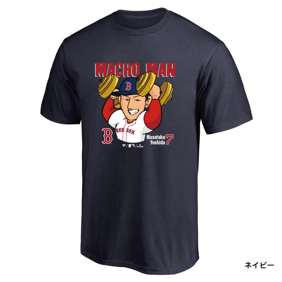 メンズ 野球 半袖Tシャツ 吉田 マッチョマン Tシャツ MLB 吉田正尚