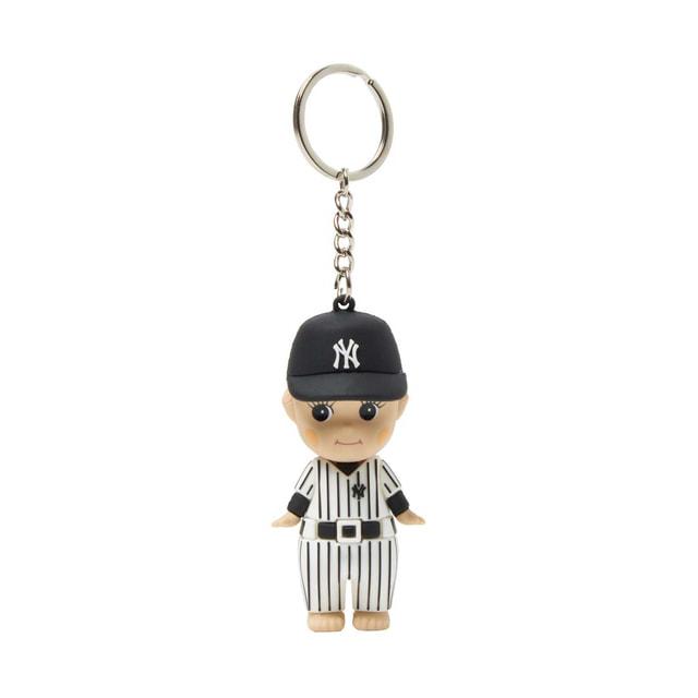 【未開封】NY ヤンキース　ベーブルース フィギュア キーホルダー　MLB 野球 小物 MLB キューピーキーNYY ニューヨーク・ヤンキース