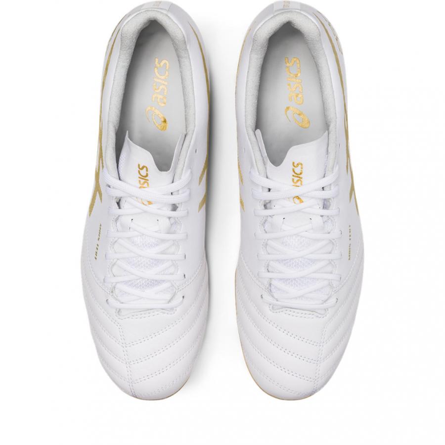 【新品未使用】 asics サッカーシューズ ホワイト/ゴールド27.0cm ASICS（アシックス） DS LIGHT X-FLY PRO ディーエス ライト X-フライ