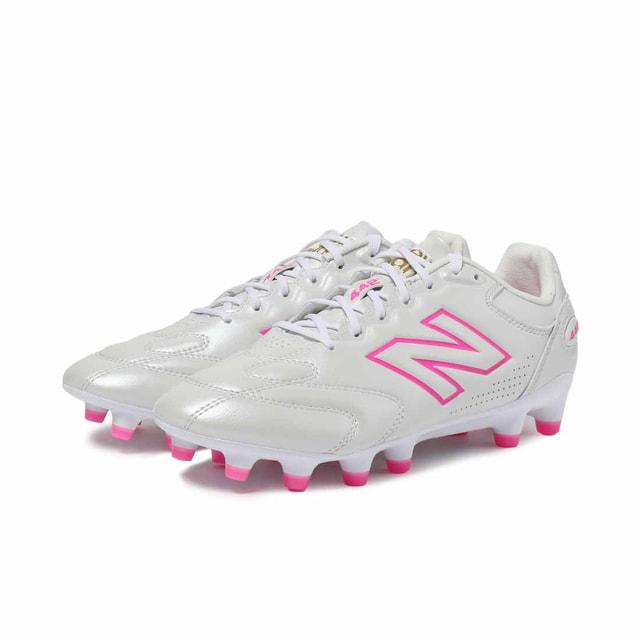 ニューバランス 442 Pro HG V3 442 プロ HG V3 U42H5TE サッカー スパイクシューズ 2E : ホワイト×ピンク New Balance_2