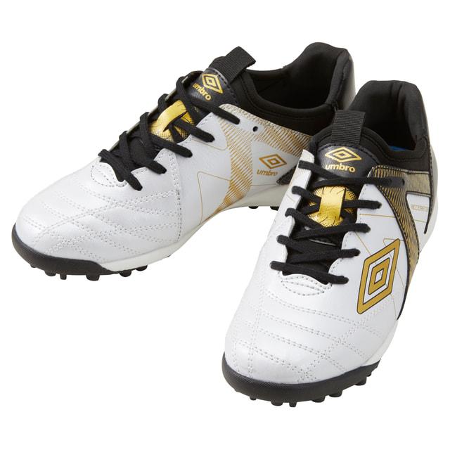 Umbro Accuro サッカーシューズ ホワイト/ゴールド　アンブロ umbro（アンブロ） エックスレボリューション2 ホワイト×ゴールド