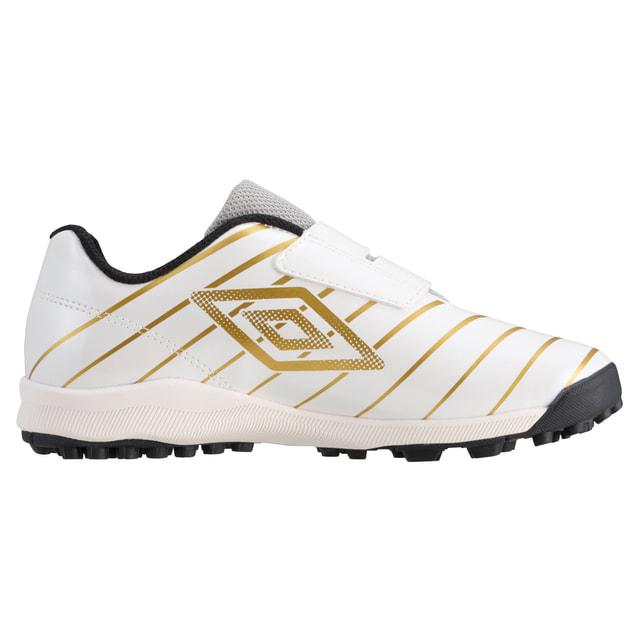 サッカーシューズ ホワイト/ゴールド US5 umbro（アンブロ） アルペン・スポーツデポ限定 UMB BL JR WD NEO AP