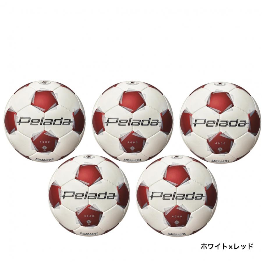 molten（モルテン） ペレーダ4000 5号球 5個セット F5K4000 サッカー