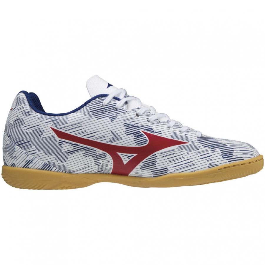 ミズノ モナルシーダ NEO SALA CLUB IN ネオサラクラブイン Q1GA212362 メンズ フットサル シューズ 3E : ホワイト×レッド MIZUNO|alpen-group|02