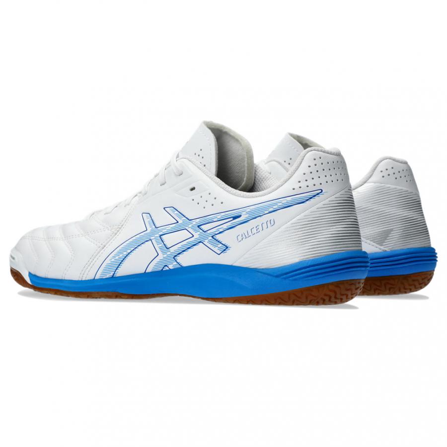 アシックス CALCETTO WD 9 カルチェット WD 9 1113A037 フットサル シューズ 3E : ホワイト×ブルー asics｜alpen-group｜07