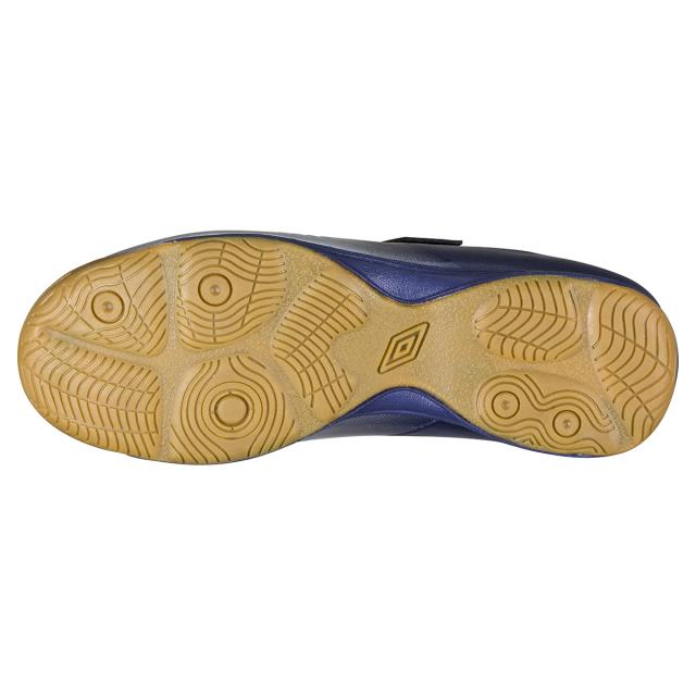 アンブロ ヴェローチタV SB JR WI IN UU4QIB23SM ジュニア キッズ・子供 フットサル シューズ 3E : ブルー×ゴールド UMBRO|アルペン PayPayモール店|01