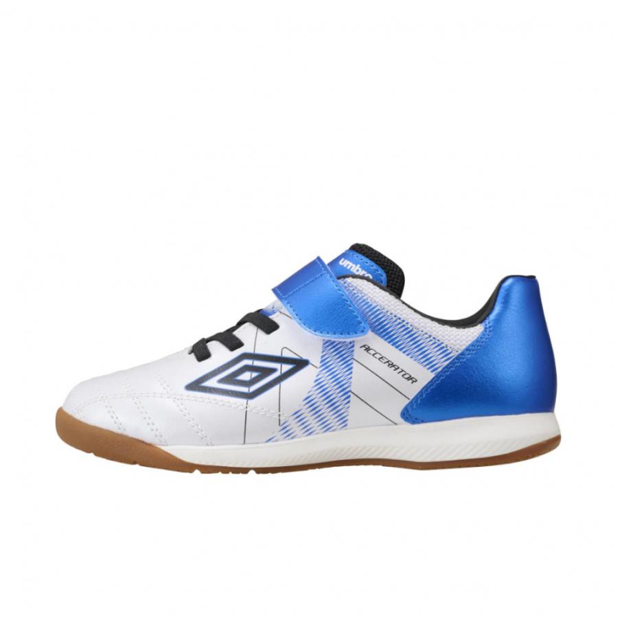 Umbro Brilliant ホワイト/ターコイズ シューズ umbro（アンブロ） メンズ レディース アクセレイターサラ WIDE IN