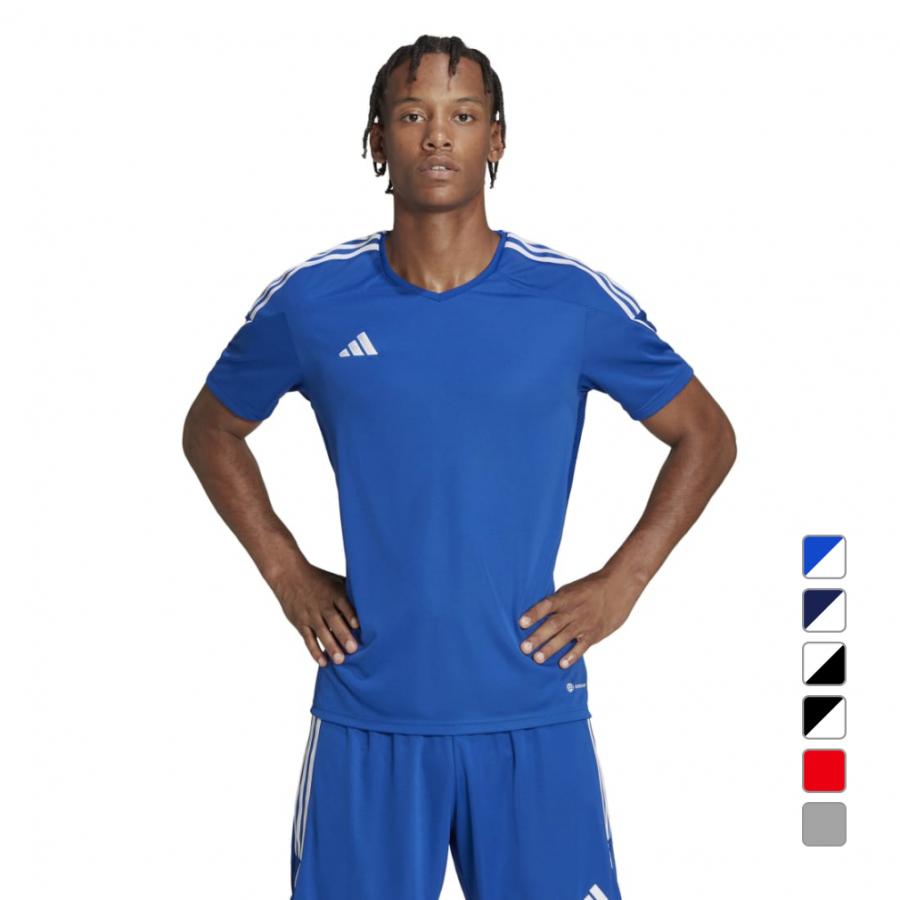 ティロ23（TIRO23） adidas スリムフィット 青色ウェア 4点セット ティロ23（TIRO23） adidas スリムフィット 青色ウェア 4点
