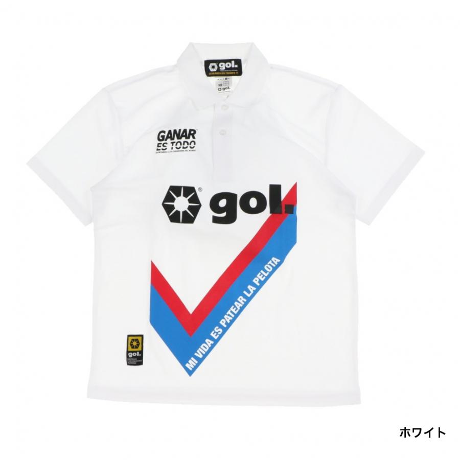 ゴル メンズ サッカー/フットサル 半袖シャツ ドライポロシャツ「ベレス」 G495-958 gol : アルペングループヤフー店 - 通販 ...
