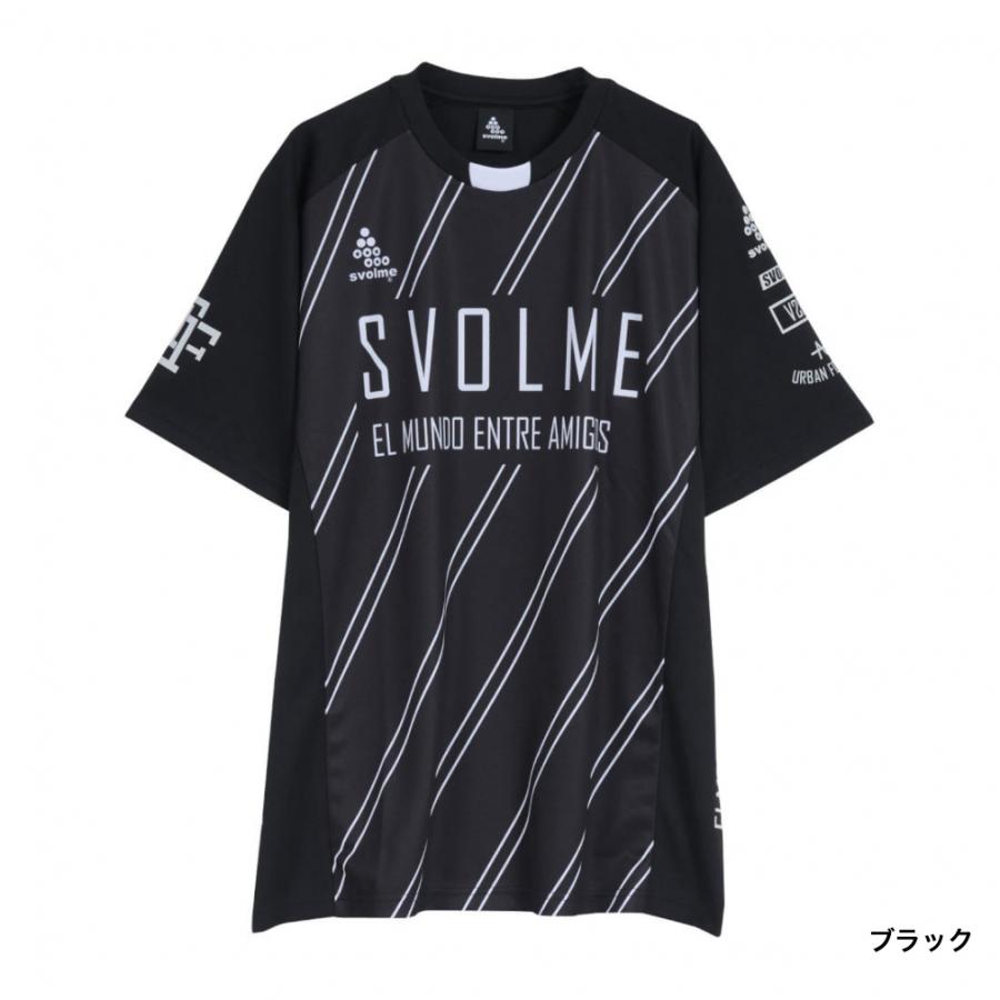 スボルメ メンズ サッカー/フットサル 半袖シャツ ストライプ TRトップ24SDG 1241-23100 吸汗速乾 UVカット SVOLME｜alpen-group｜06