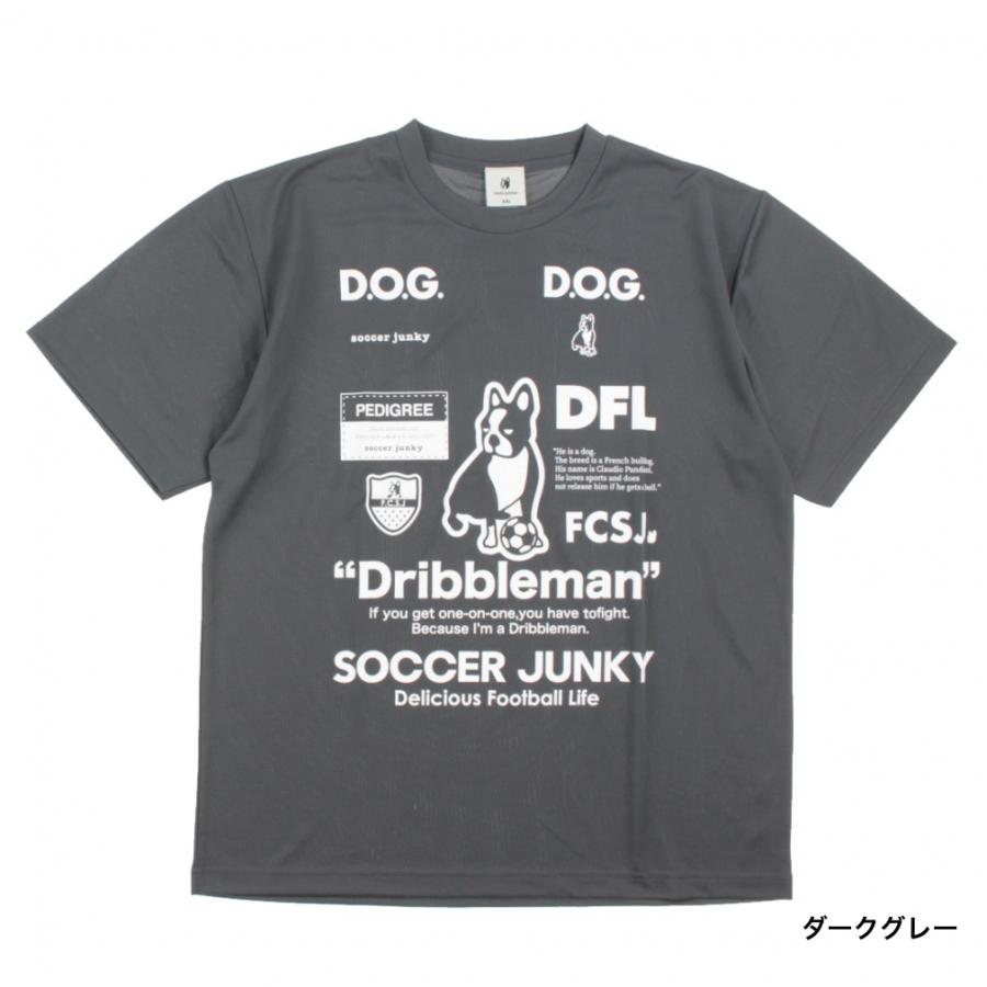 サッカージャンキー メンズ サッカー/フットサル 半袖シャツ DribblemanII ワークアウトTEE SJ23A67 SOCCER JUNKY｜alpen-group｜05