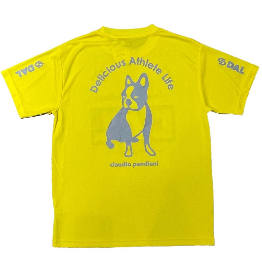 soccer junky - クラウディオパンディアーニ 半袖Tシャツ イエロー TJ18012 メンズM新品 soccer junky - クラウディオパンディアーニ 半袖Tシャツ