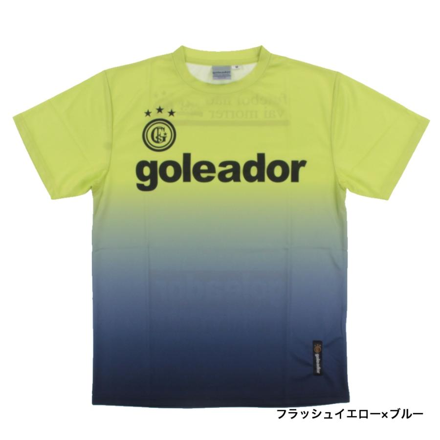 ゴレアドール メンズ サッカー/フットサル 半袖シャツ グラデーション プラクティス Tシャツ G-440-1 goleador｜alpen-group｜06