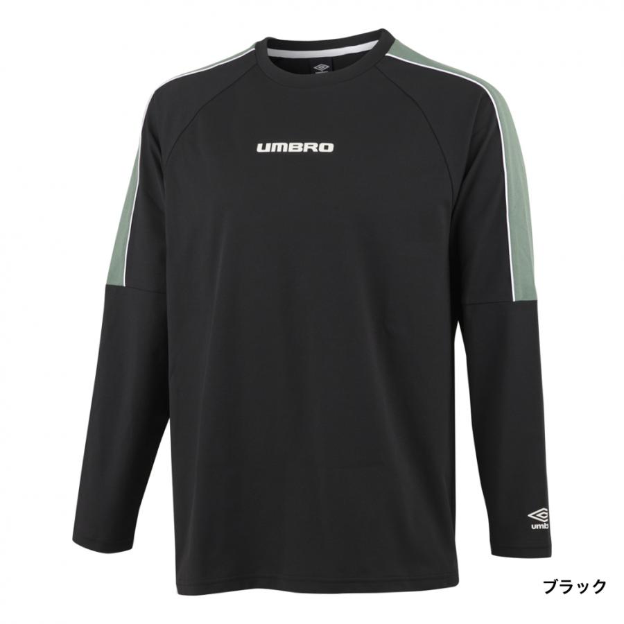 アンブロ メンズ サッカー/フットサル 長袖シャツ THE THIRD 長袖プラクティスシャツ UUUWJB53 UMBRO｜alpen-group｜03