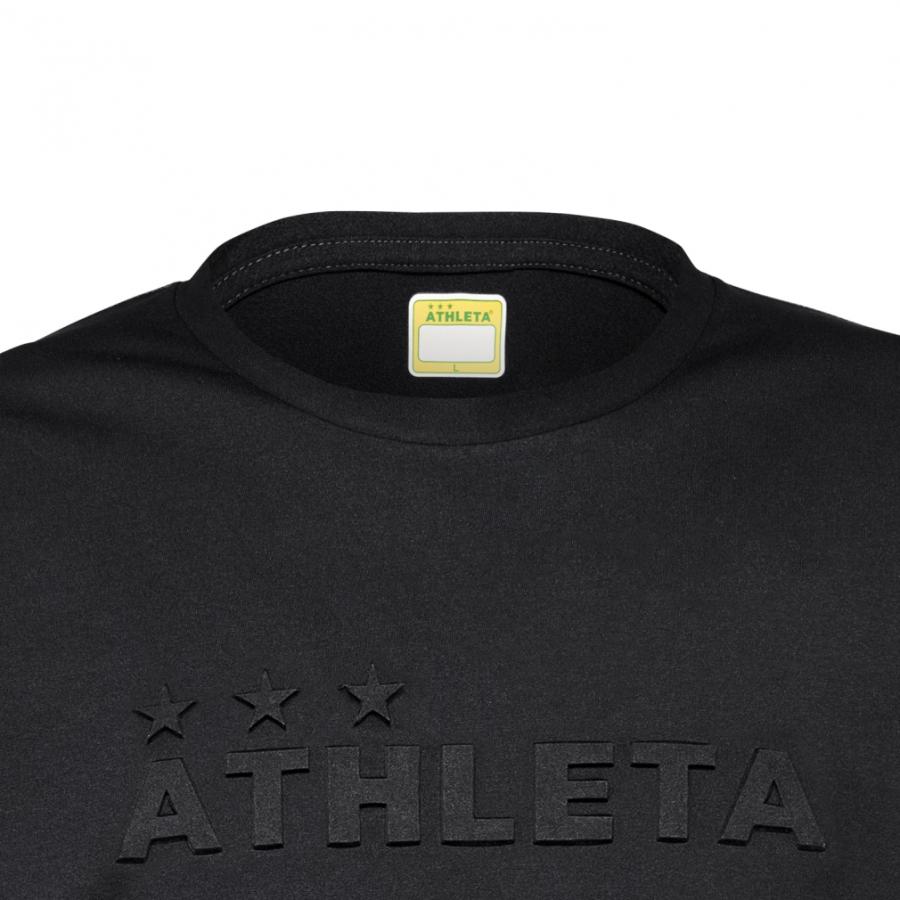 ATHLETA 黒 長袖シャツ ATHLETA（アスレタ） メンズ サッカー/フットサル 長袖シャツ ロング