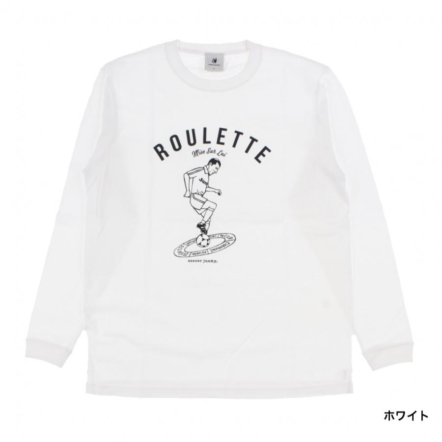 soccer junky XL ホワイト Tシャツ　長袖　バッジョ　baggio SoccerJunky（サッカージャンキー） メンズ サッカー/フットサル 長袖