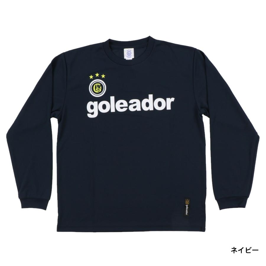 ゴレアドール メンズ サッカー/フットサル 長袖シャツ ベーシックロングスリーブプラクティスTシャツ G-583 goleador｜alpen-group｜02