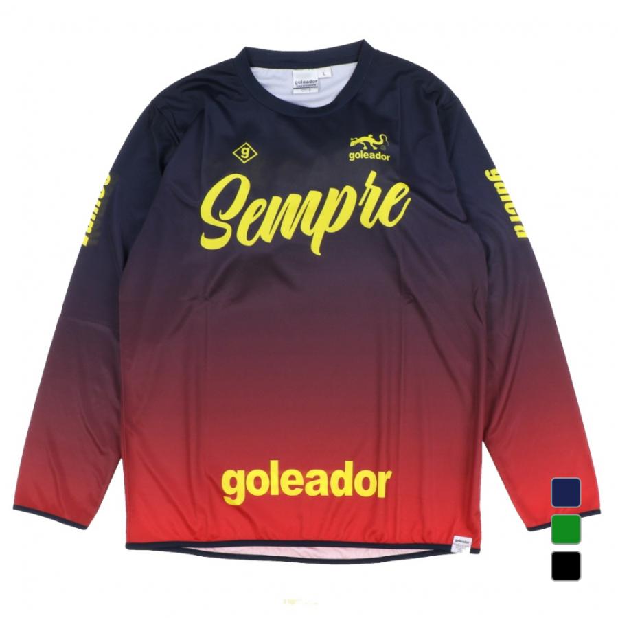 goleador（ゴレアドール） メンズ サッカー/フットサル 長袖シャツ
