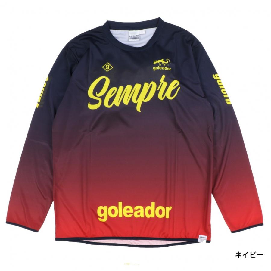 goleador（ゴレアドール） メンズ サッカー/フットサル 長袖シャツ