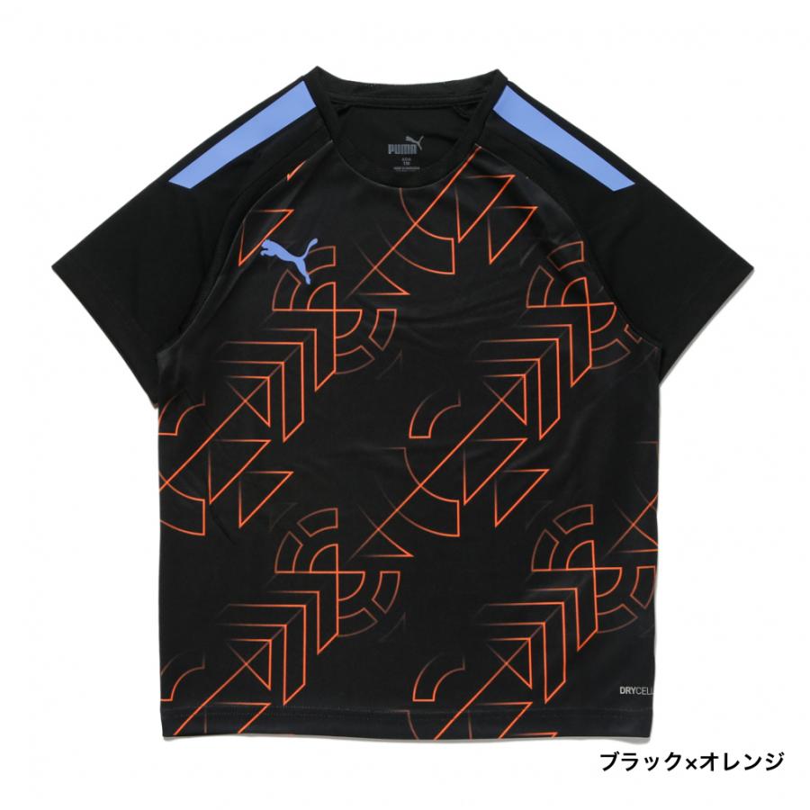 プーマ ジュニア キッズ・子供 サッカー/フットサル フルジップ TEAMLIGA グラフィック SSシャツ JR 658674 PUMA｜alpen-group｜02