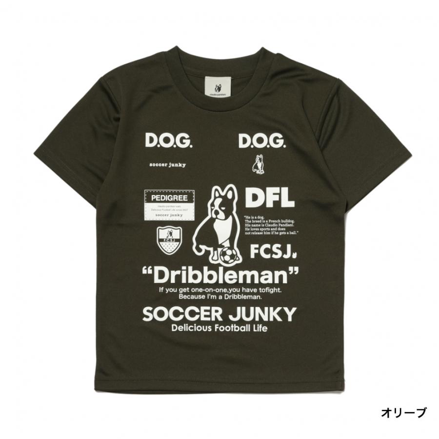 サッカージャンキー ジュニア キッズ・子供 サッカー/フットサル 半袖シャツ Kids DribblemanII ワークアウトTEE SJ23A67K SOCCER JUNKY｜alpen-group｜03