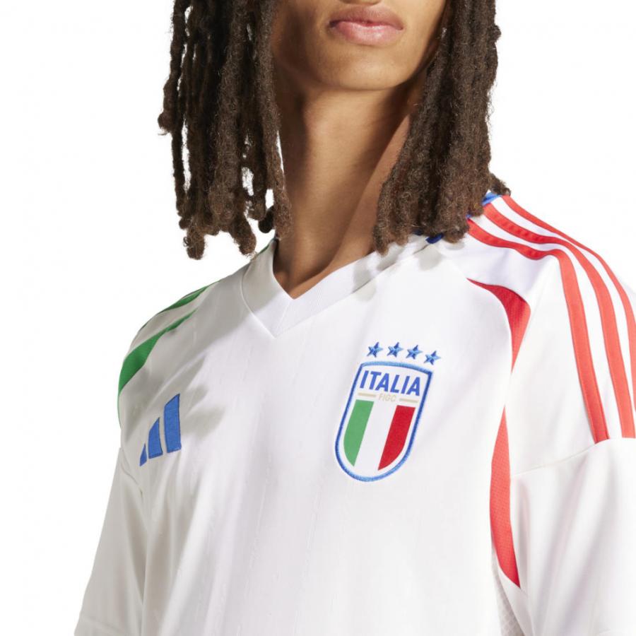 アディダス メンズ サッカー ライセンスシャツ イタリア代表 2024 アウェイユニフォーム IN0656 : ホワイト adidas｜alpen-group｜03