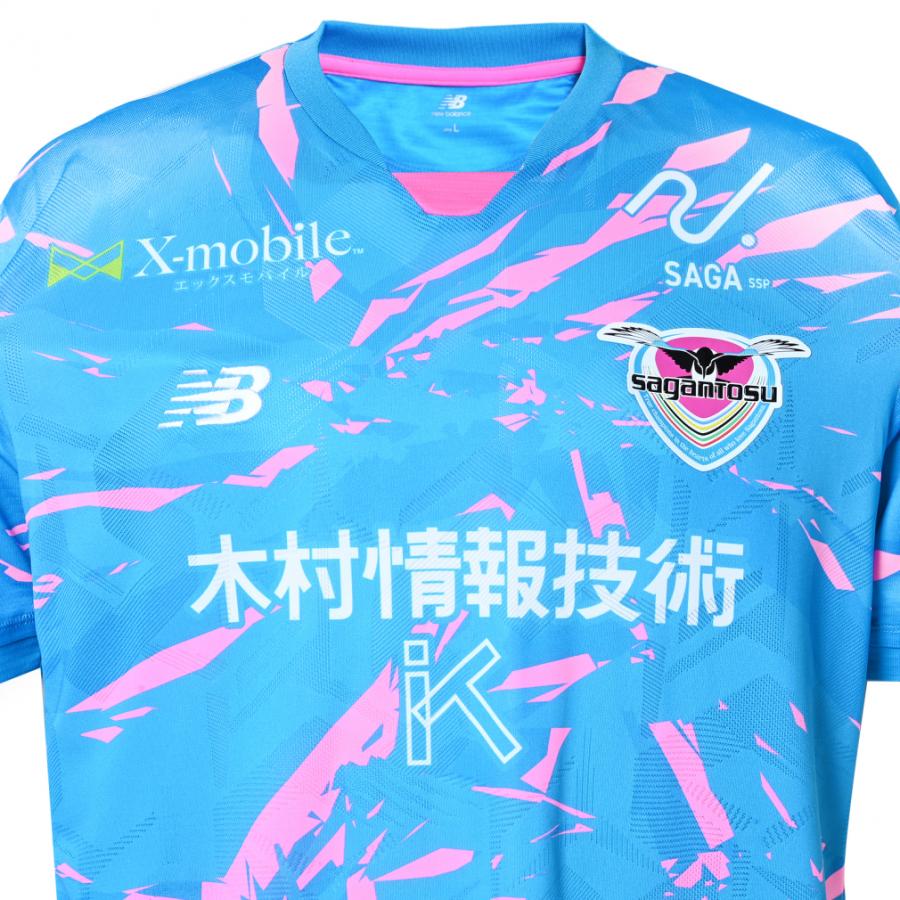 ニューバランス メンズ サッカー ライセンスシャツ サガン鳥栖 2025 FP1st オーセンティックショートスリーブ AMT55223 レプリカユニフォーム New Balance_5