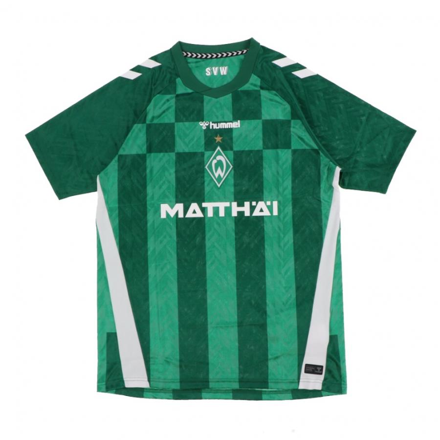 hummel サッカーシャツ 緑 ヴェルダー・ブレーメン
