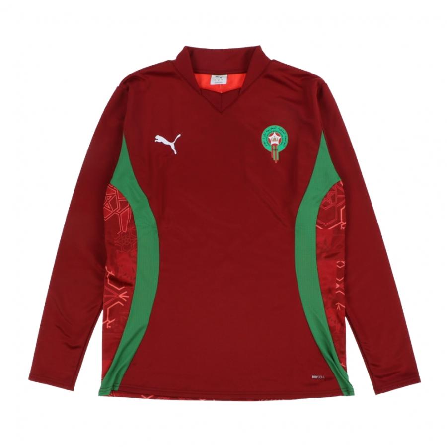 新品 PUMA サッカー モロッコ代表 プレマッチ スウェットトップ S PUMA（プーマ） メンズ サッカー/フットサル ライセンスジャケット