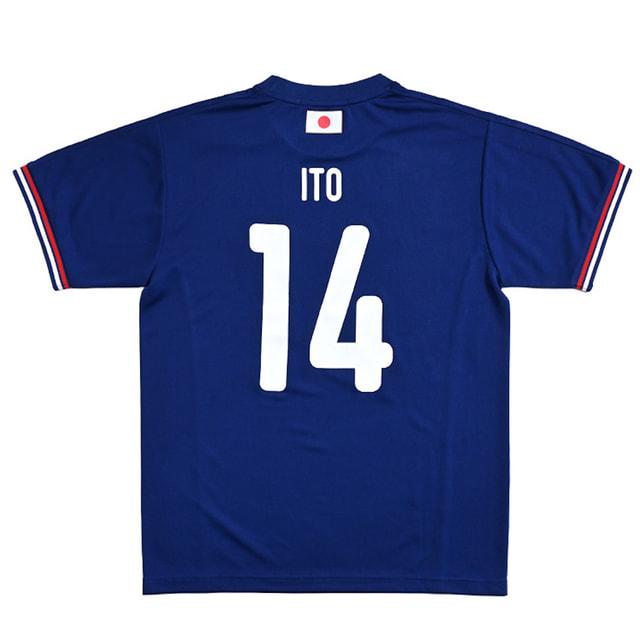 JFA サッカーシャツ Mサイズ 番号6 日本サッカー協会（JFA）公式 ジェイエフエー ジュニア キッズ・子供