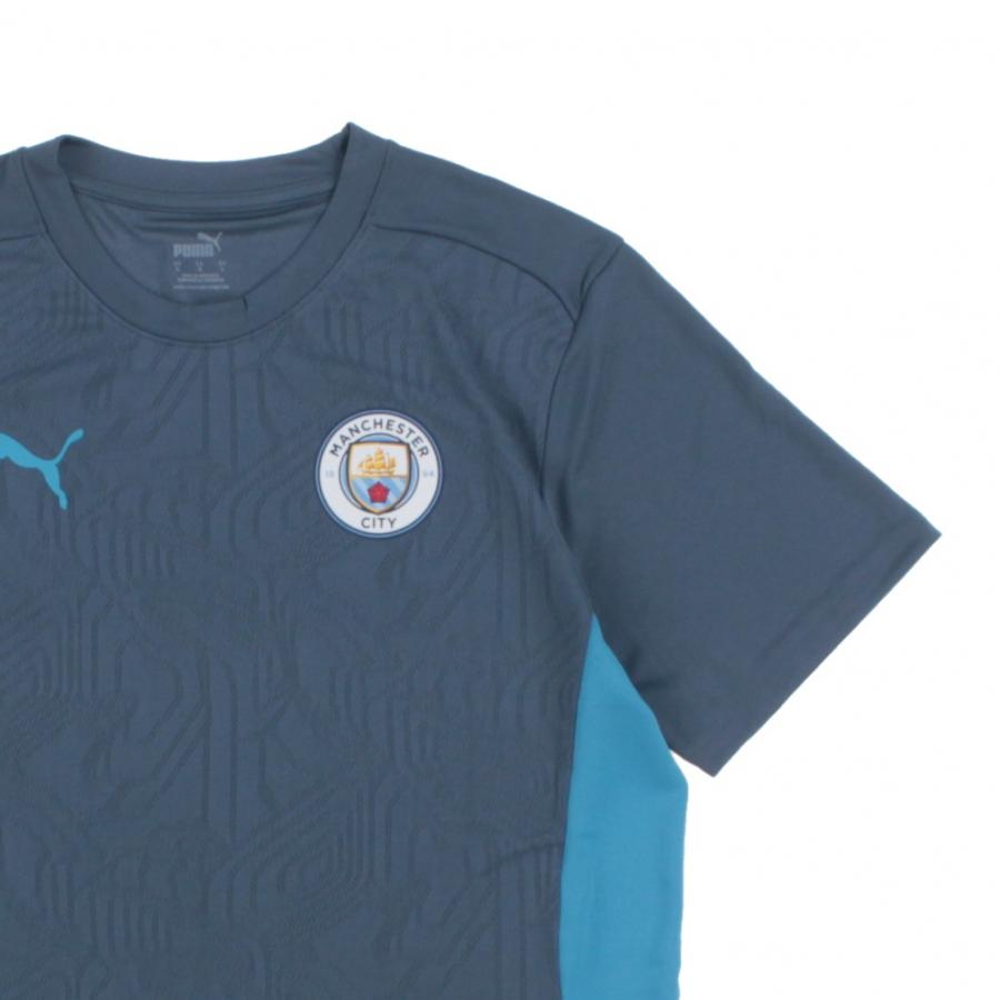 PUMA（プーマ） メンズ サッカーウェア 上下セット MCFC マンチェスターシティFC トレーニング SSシャツ トレーニング ショーツ ...