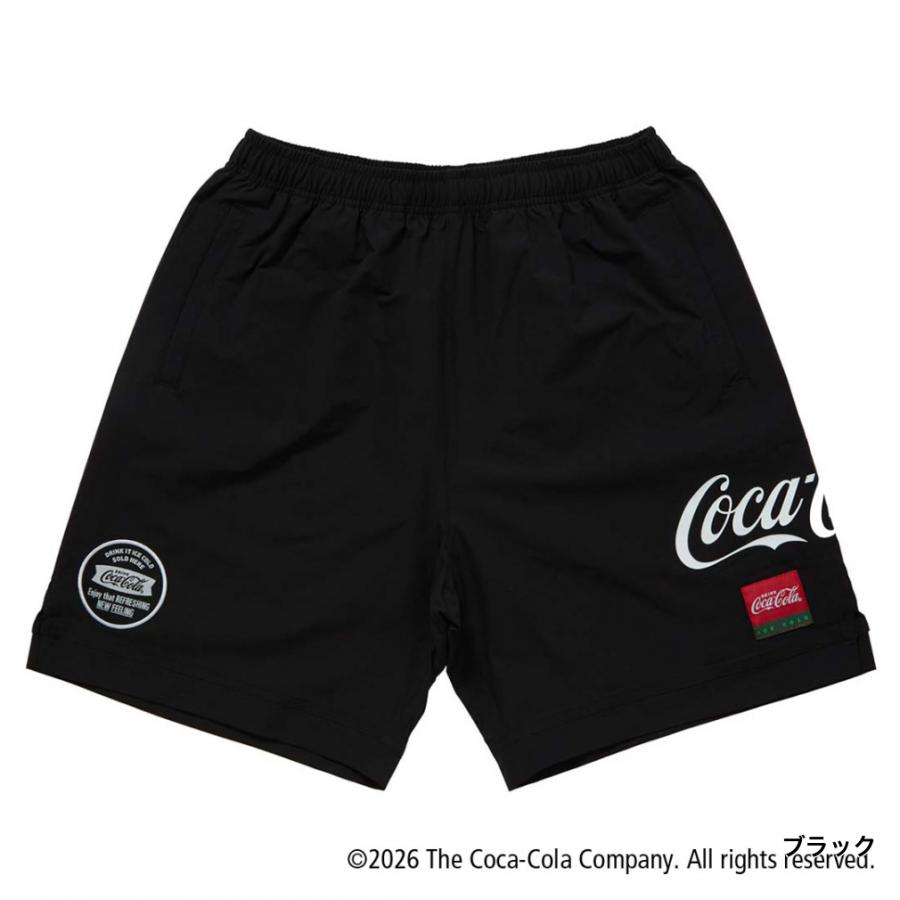 FCRB Coca-Cola ブラックショートパンツ Sサイズ Coca Cola（コカコーラ） サッカー/フットサル パンツ 商品分類名称に