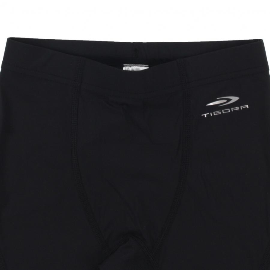ティゴラ ジュニア サッカー/フットサル ロングタイツ ATHLETICS コンプレッション スパッツ icool 涼感 TR-8SW4322UP ブラック TIGORA :8329070542:アルペングループヤフー店 通販 ティゴラ 130 ブラック スパッツ サッカー