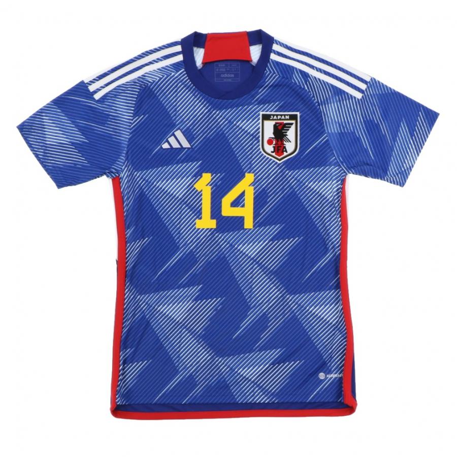 アディダス サッカー日本代表 2022 ホーム レプリカ ユニフォーム 14番 伊東純也 メンズ サッカー/フットサル ライセンスシャツ ブルー adidas :8339156412:アルペングループヤフー店 通販 サッカー 日本代表ユニホーム S