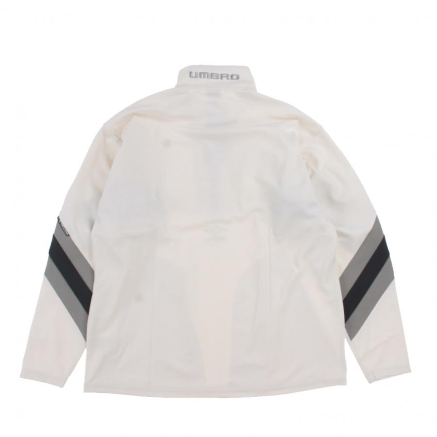 umbro ホワイト ジップアップジャケット F umbro アンブロ HERITAGE FDDラインドジャケット(ホワイト) ULUNJF31