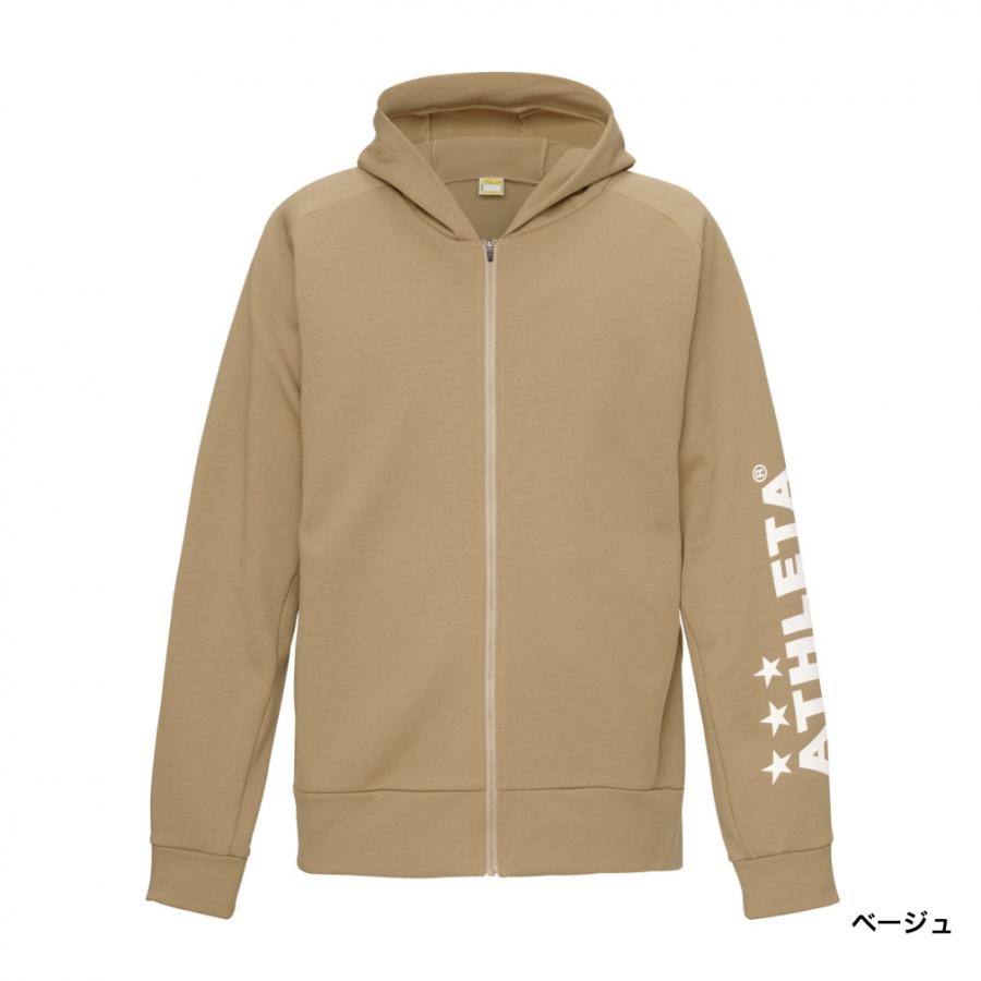 xavi76】ATHLETA アスレタ 裏起毛スウェット ジップパーカー xavi76様