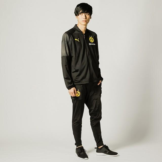 プーマ アウトレット サッカー フットサル ジャージジャケット ドルトムント Bvb スタジアム ポリ ジャケット ブラック Puma アルペン Paypayモール店 通販 Paypayモール