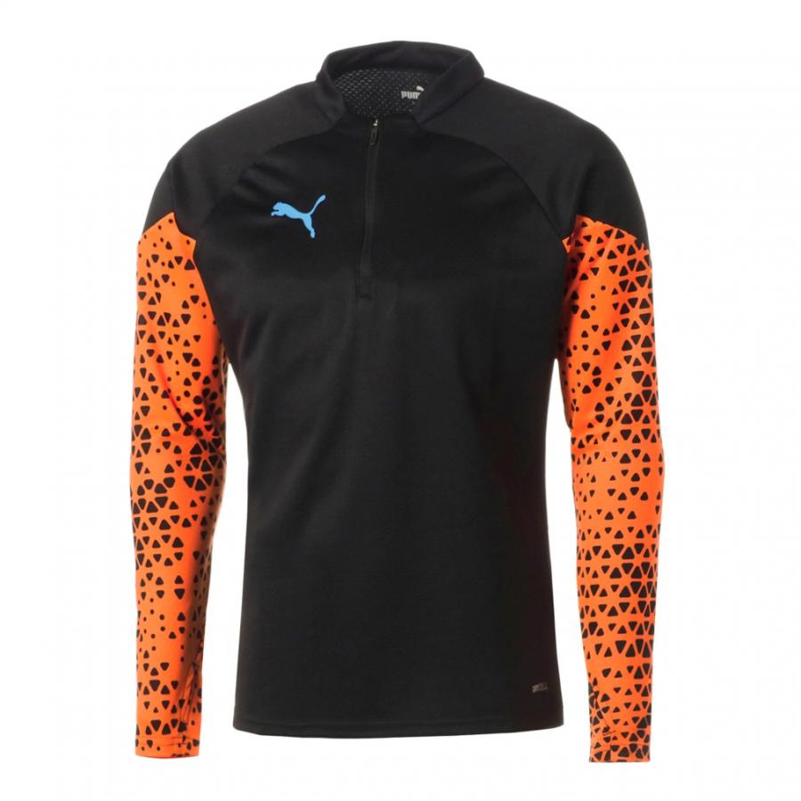 Puma サッカーウェアセット 黒/オレンジ Puma サッカーウェアセット 黒/オレンジ Puma サッカーウェアセット 黒