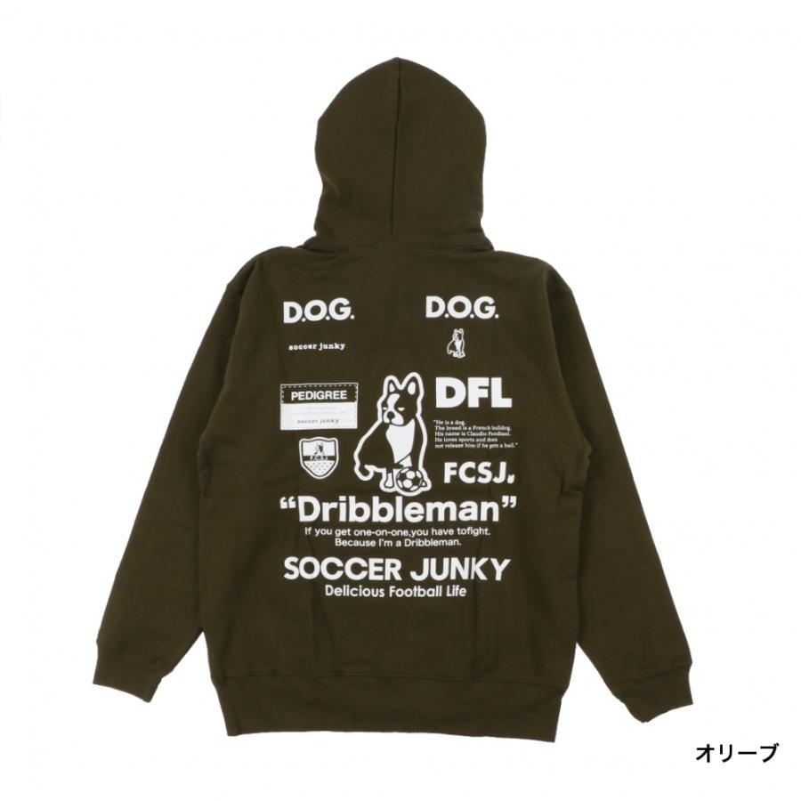 サッカージャンキー メンズ サッカー/フットサル Dribbleman ドリブルマン スウェットフーディー スウェットパーカー フード付きパーカー SJ23D13 SOCCER JUNKY｜alpen-group｜04