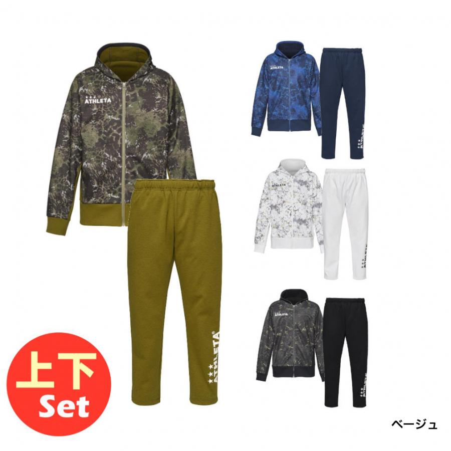 サッカー フットサル ウェア アスレタ ジップアップパーカー 7部丈パンツセット 楽天市場】アスレタ 防風スウェットパーカー＆パンツ 大人用 サッカー