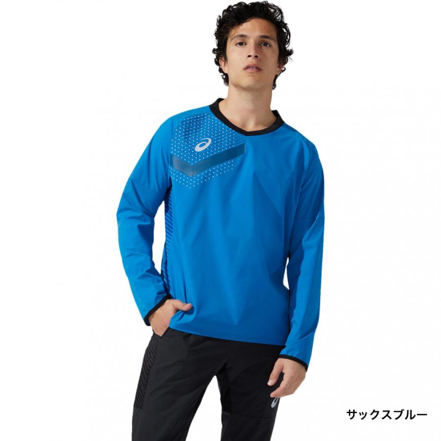 アシックス メンズ サッカー/フットサル ピステシャツ クロストップ 2101A125 asics｜alpen-group｜02