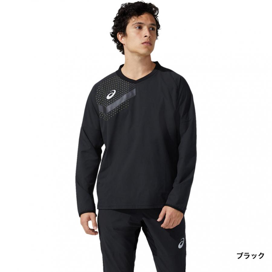 アシックス メンズ サッカー/フットサル ピステシャツ クロストップ 2101A125 asics｜alpen-group｜03