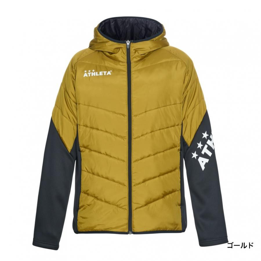 ATHLETA フード付きピステ ゴールド サイズ L アスレタ