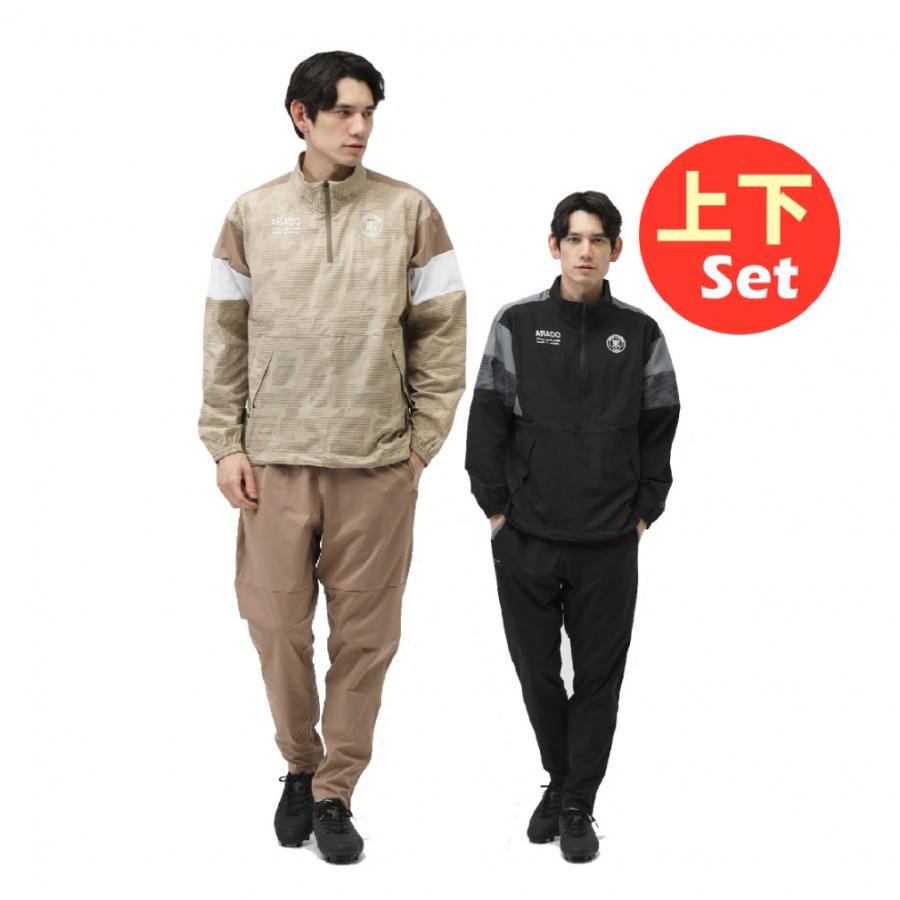 TIGORA（ティゴラ） メンズ サッカーウェア 上下セット アノラック