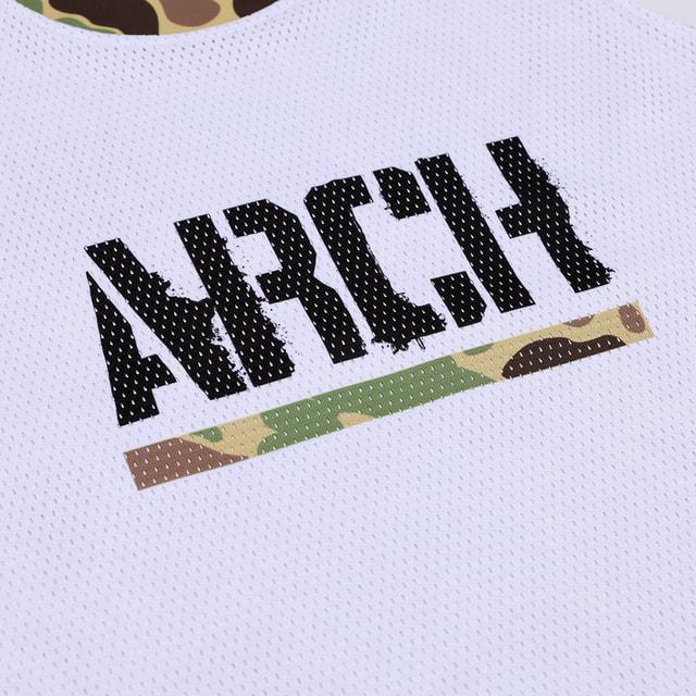 アーチ メンズ レディス バスケットボール ノースリーブシャツ Arch duck camo rev. tank「DRY」T226-102 Arch_11